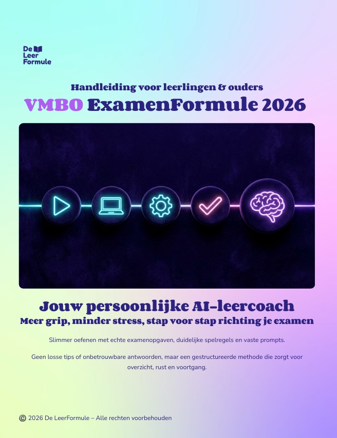 vmbo examenformule 2026 vmbo examenformule 2026